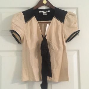 NWT Diane Von Furstenberg silk blouse